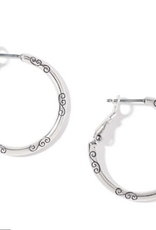 Brighton Brighton J19520 Silver Small Hoop Charm Earrings