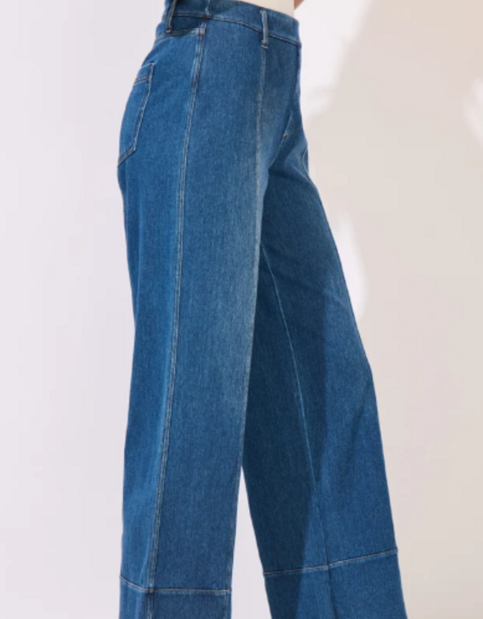 Escape Ethyl Medium Wash Comfort Knit Denim Chill Pull On Jean