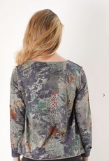 Trisha Tyler Trisha Tyler Multi Color Print V-Neck  Reversible Top