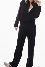 Pure Essence Pure Essence 625-2377 Black Wide Leg Pant
