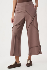 Joseph Ribkoff Joseph Ribkoff Mink Geo Design Casual Cropped Pant