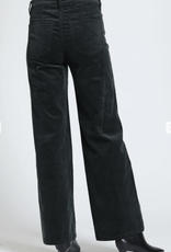 APNY APNY Dark Green Mid Rise Quinn Mini Boot Jean