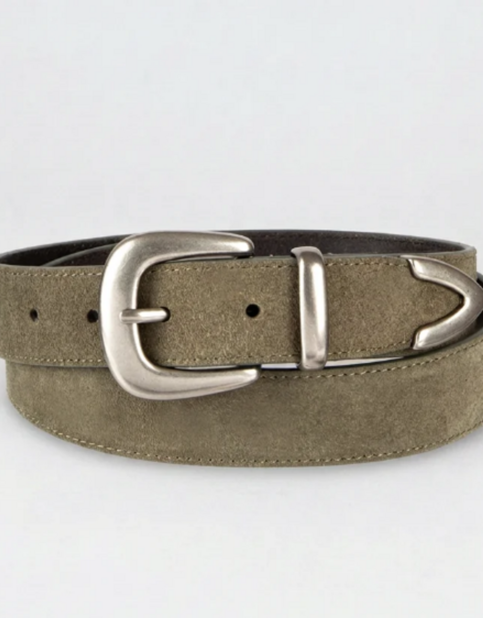 Tribal Tribal Dakota Dakota  Green Leather Suede Belt