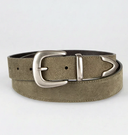Tribal Tribal Dakota Dakota  Green Leather Suede Belt