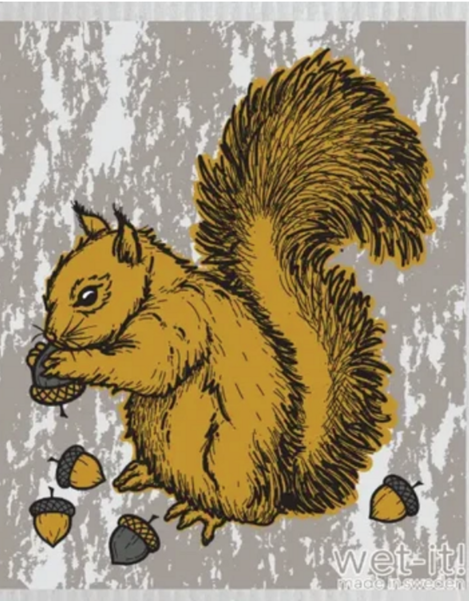 Wet-It! Wet It Cloth W4-56 Glided Squirrel