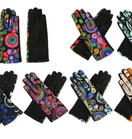 Coronet Coronet Embroidered Knit Glove  Touch Screen One Size