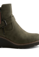 Spring Steps Spring Steps Olive Green Wedge Boot