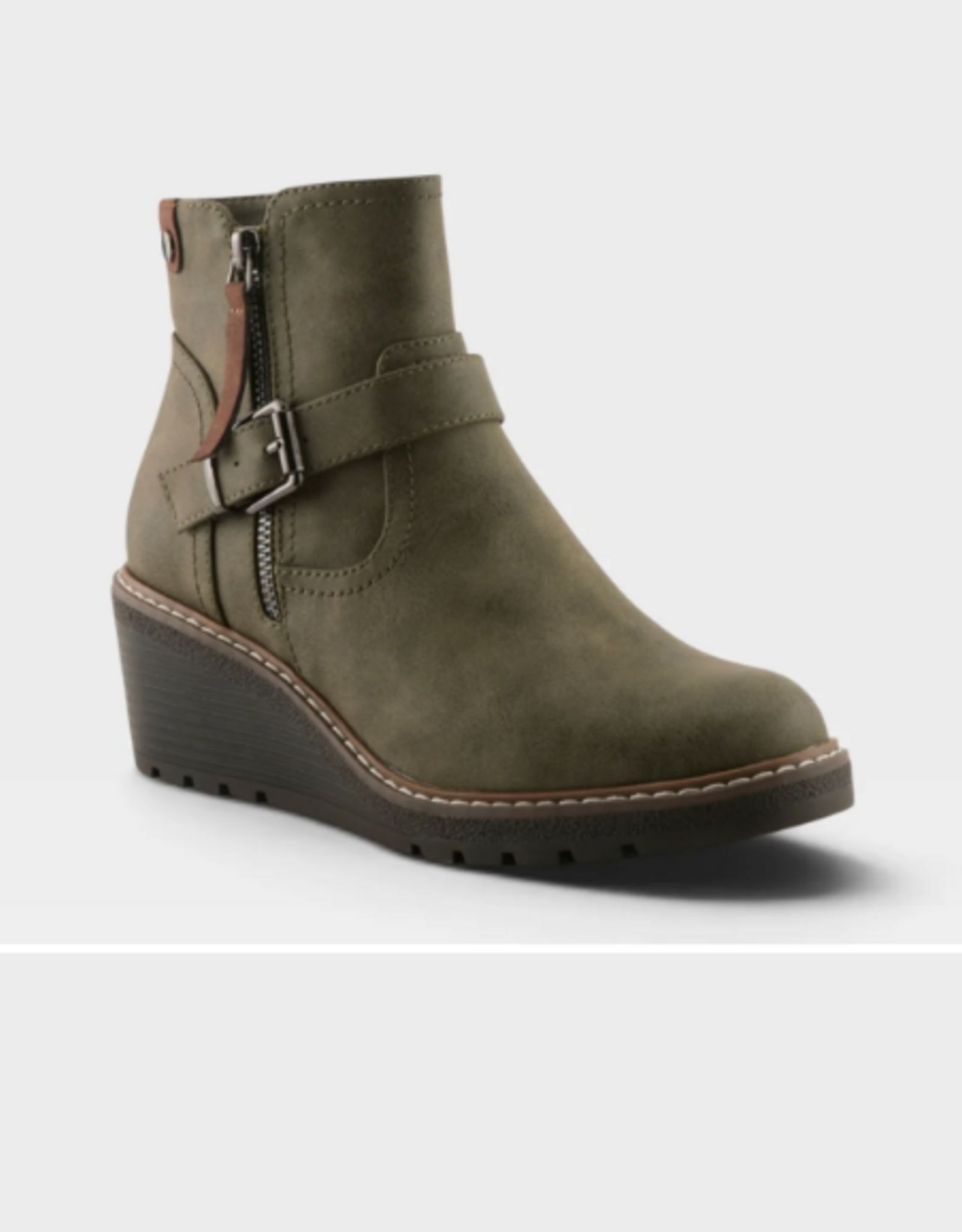 Spring Steps Spring Steps Olive Green Wedge Boot