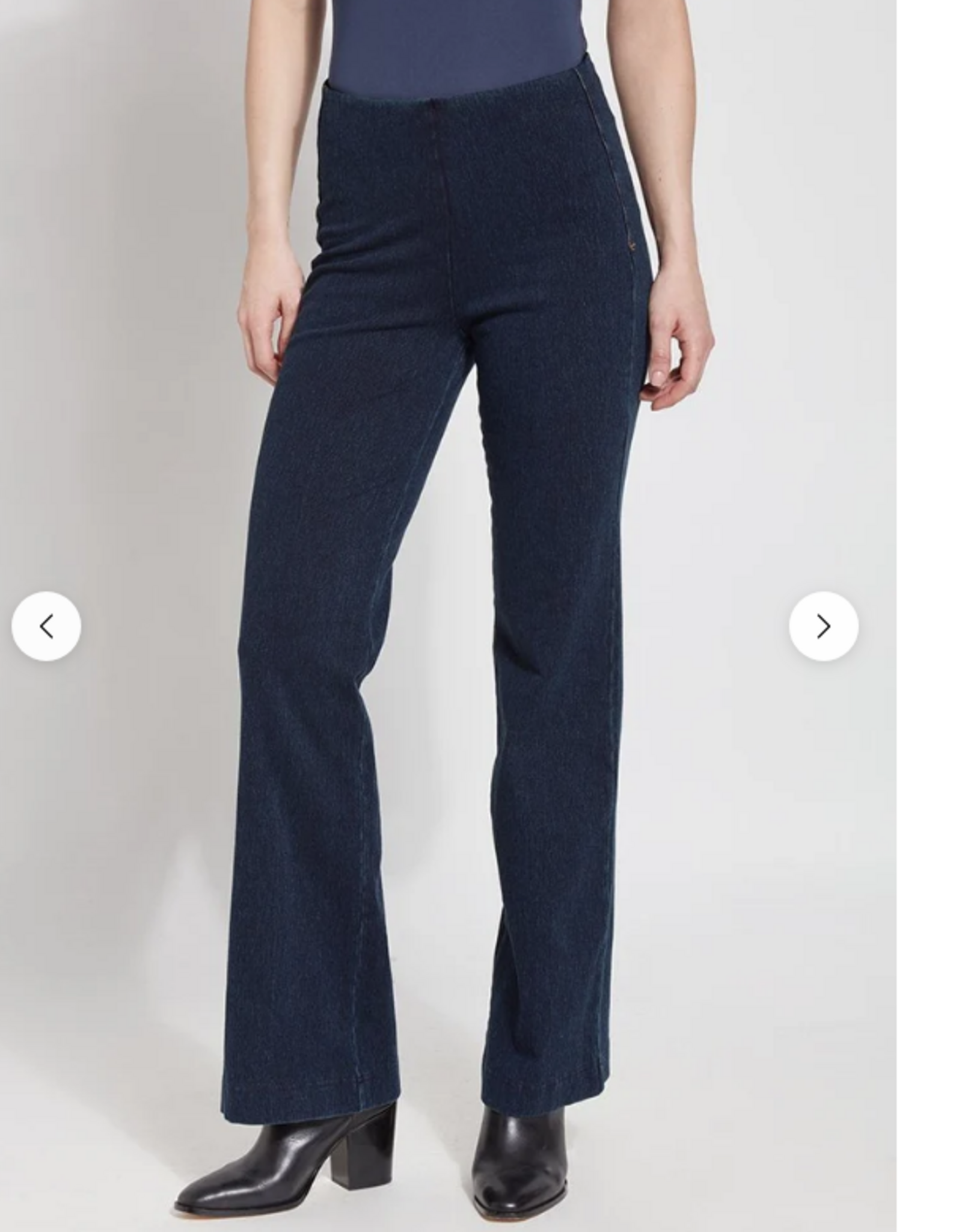 Lysse Lysse  Indigo Denim Pull On Trouser Jean