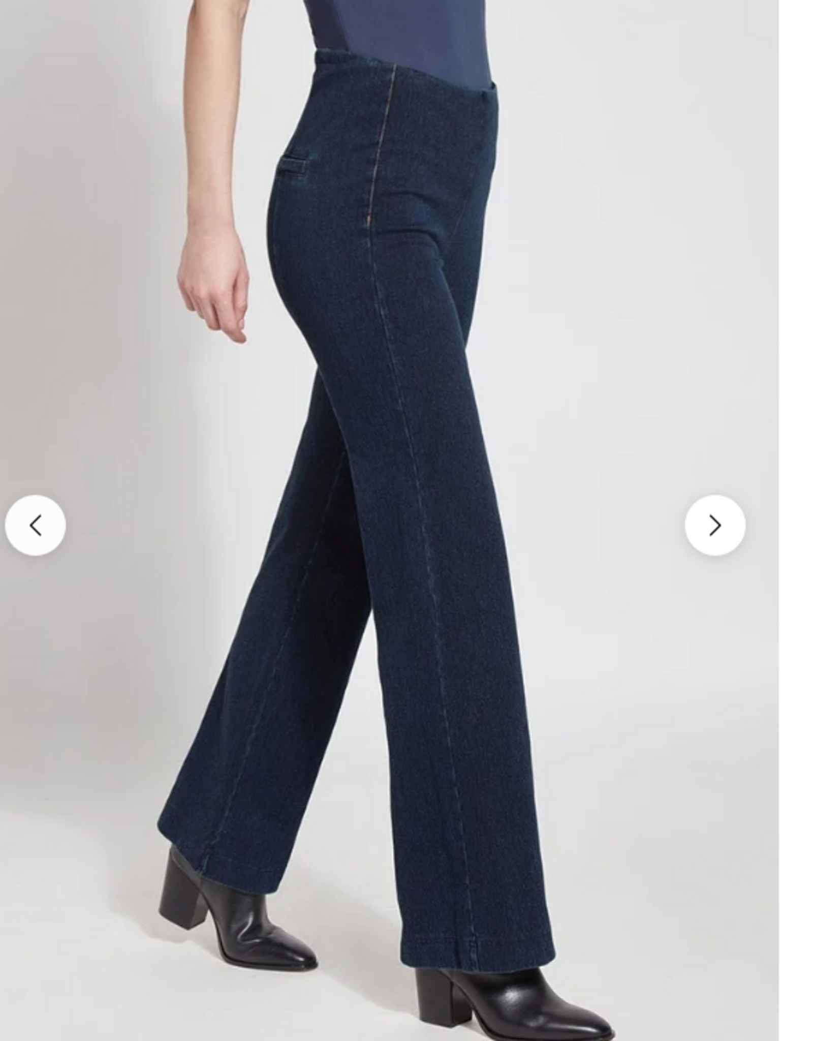 Lysse Lysse  Indigo Denim Pull On Trouser Jean