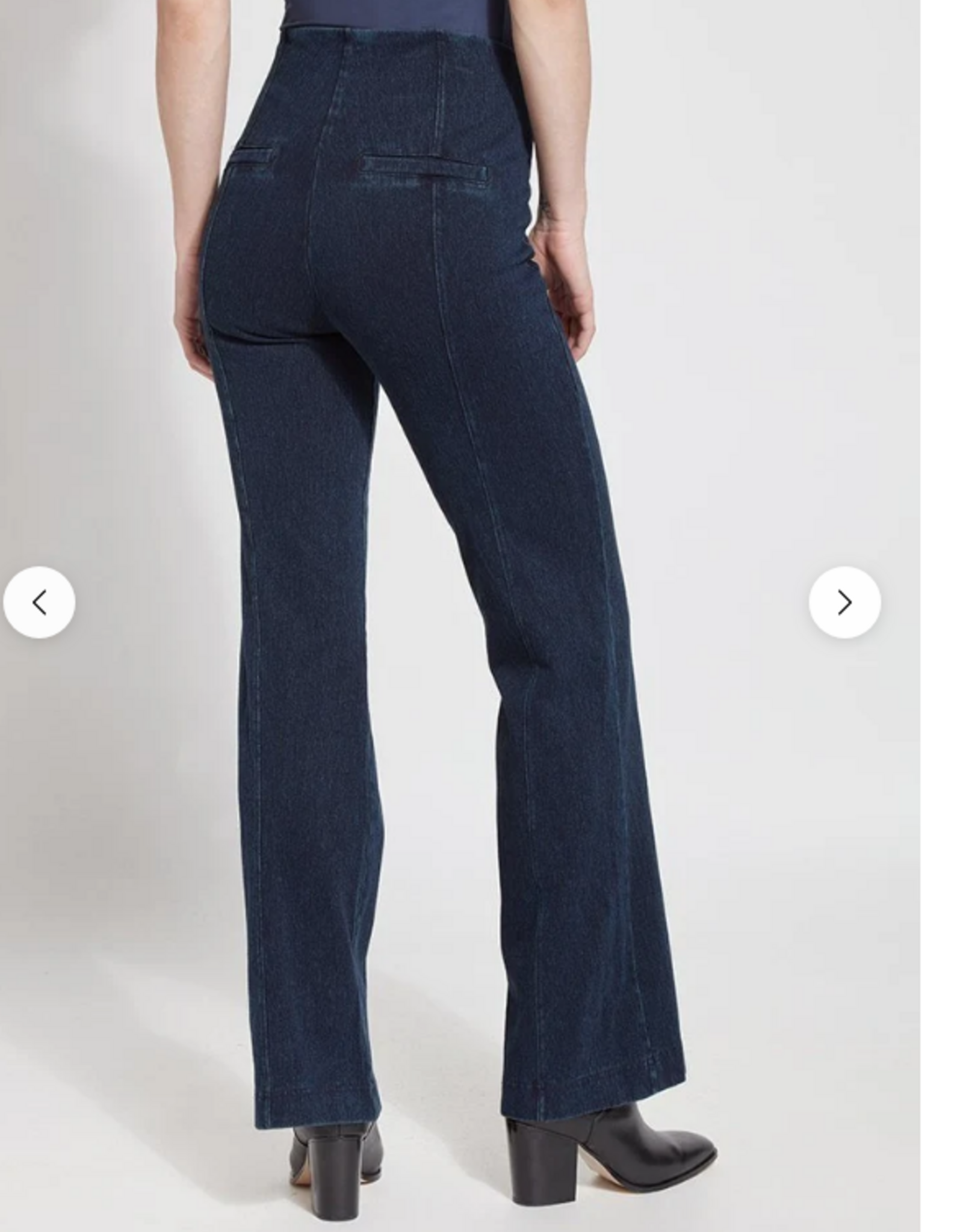 Lysse Lysse  Indigo Denim Pull On Trouser Jean