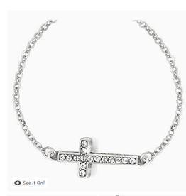 Brighton Brighton Silver Starry Night Cross Necklace