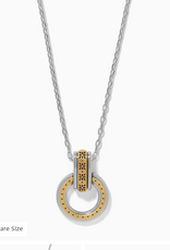 Brighton Brighton Mosaic Two Tone Link Ring Necklace