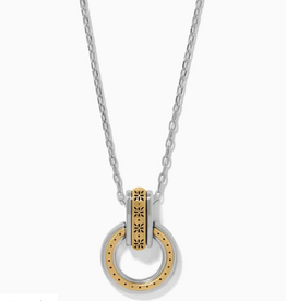 Brighton Brighton Mosaic Two Tone Link Ring Necklace