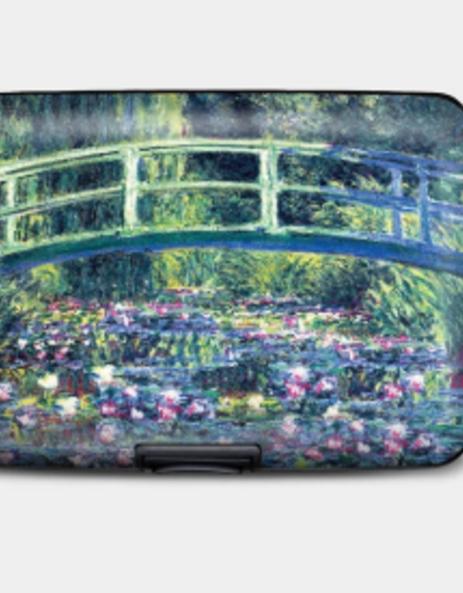 Monarque Monarque Armored Wallet Lily Bridge Monet RFID Protected