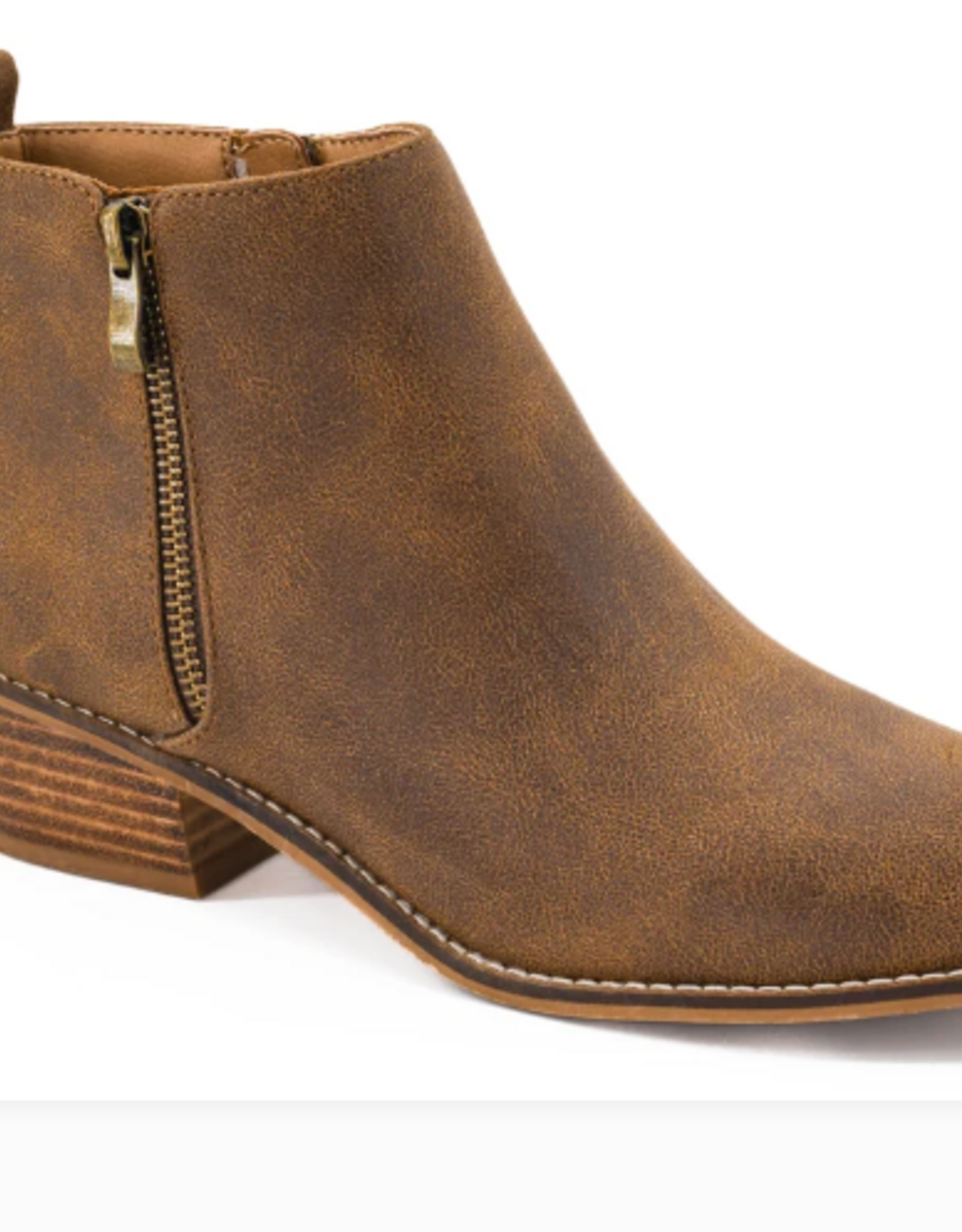 Corkys Footwear Corkys  DONT'T BE A STRANGER Tan Distressed Bootie