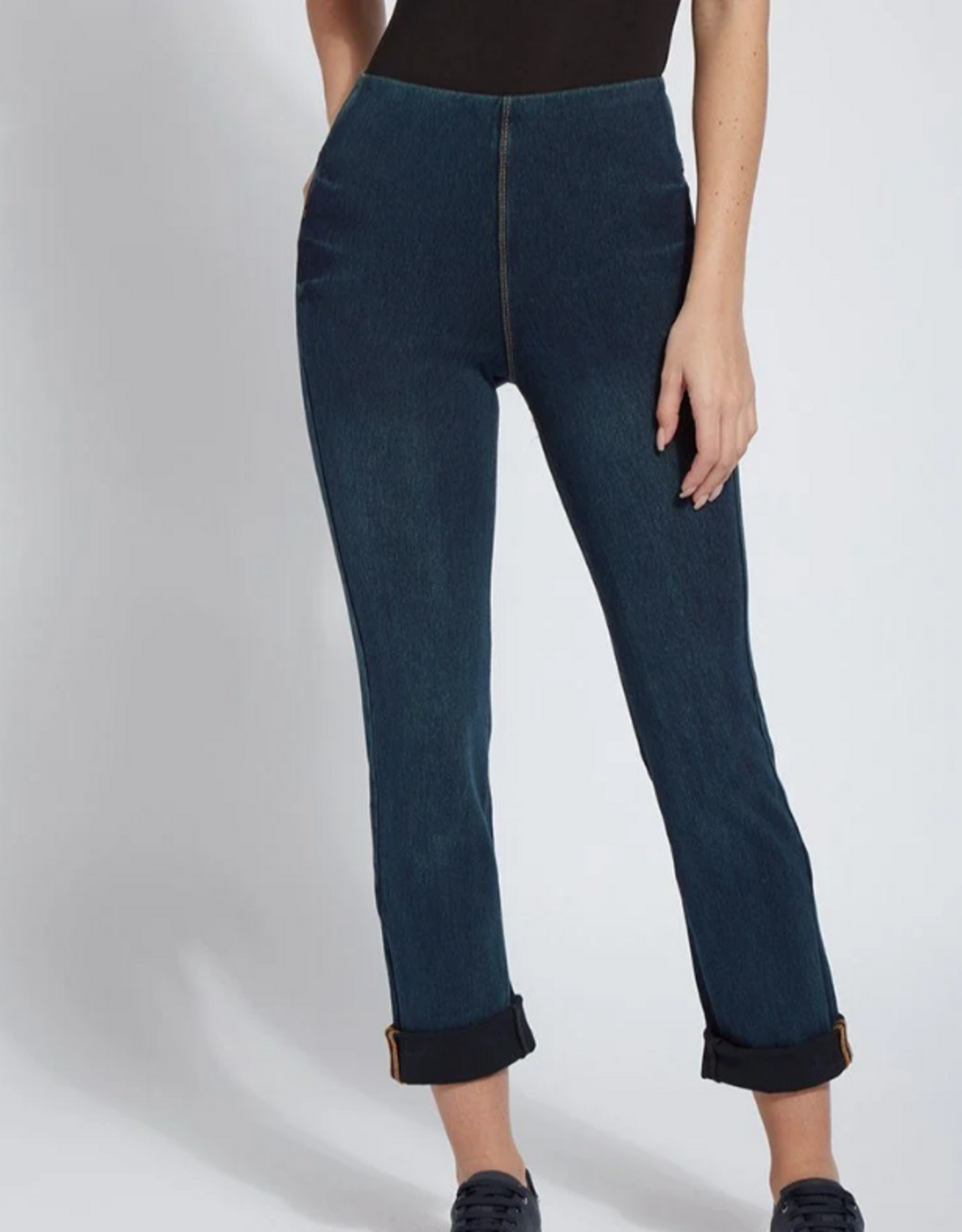 Lysse Lysse Indigo Boyfriend Denim Cuffed Denim Jean