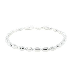 SS Rice Bead Bracelet - Jumbo 4mm