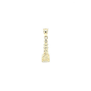 14K Yellow Gold GC Original Small Church Charm