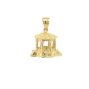 14K Yellow Gold Large Handmade Gazebo