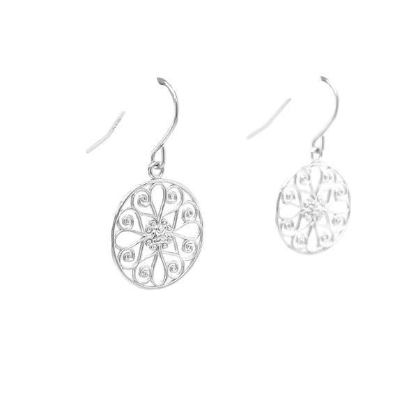 Sterling Silver 5 King Gate Earrings