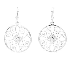 Sterling Silver 5 King Gate Earrings
