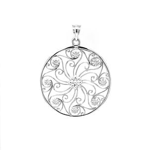 Sterling Silver Market Gate Pendant