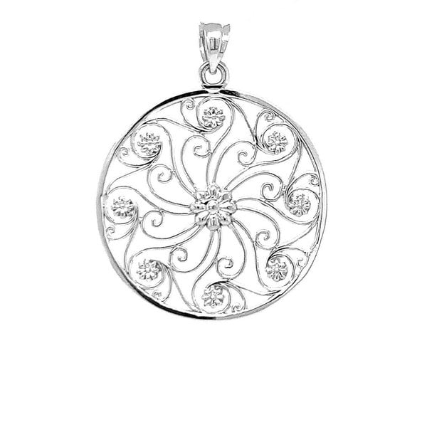 Sterling Silver Market Gate Pendant