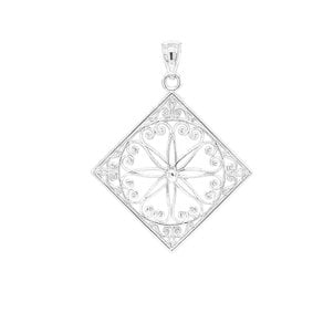 Sterling Silver Old Exchange Gate Pendant