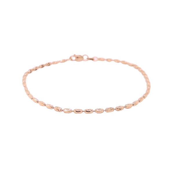 14k Rose Gold Infinity Bracelet - Eliantte & Co