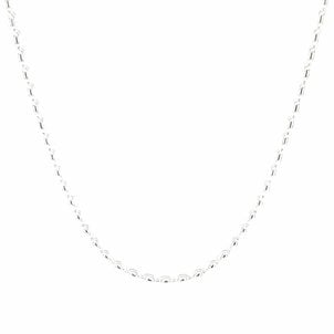 SS Rice Bead Necklace- Tiny 2mm