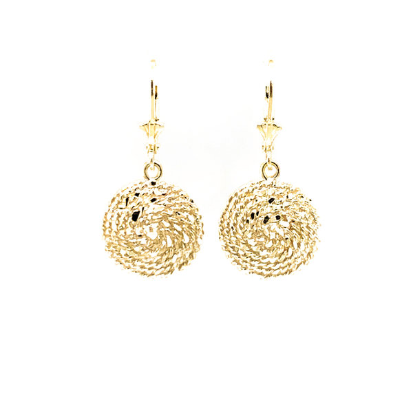 9ct Gold Open Teardrop Hook Wire Earrings - 32mm drop - G1237 | Chapelle  Jewellers