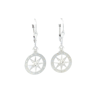 SS Small Compass Rose Earrings