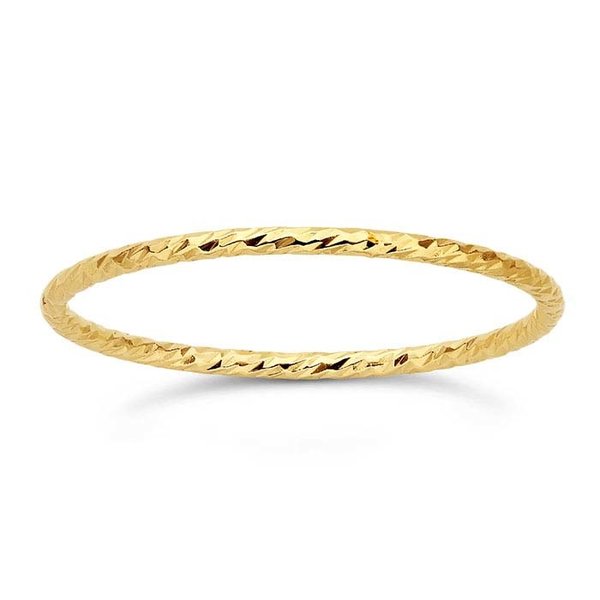 Gold Filled 1mm Sparkle Stacking Ring