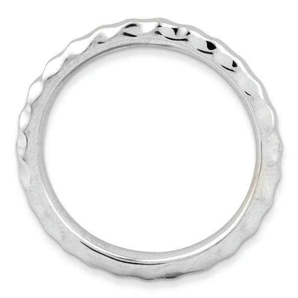 SS Stackable Hammered Band