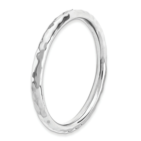 SS Stackable Hammered Band