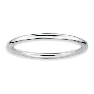 SS 1.5mm Stackable Polished Band