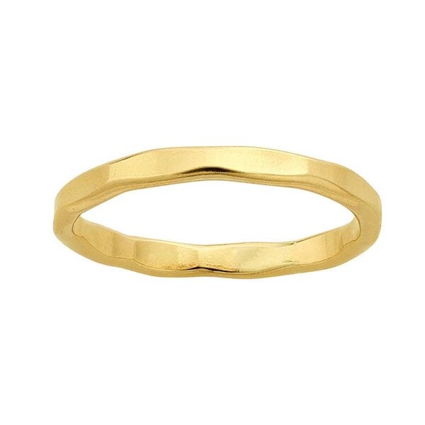 Gold Filled 2.4mm Hammered Ring