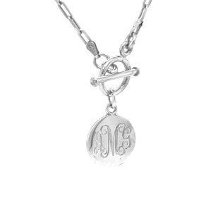 SS Paperclip with Disc Toggle 20" inch