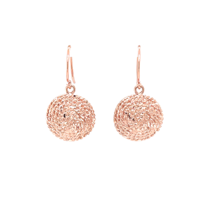 14KR D/C Sweetgrass Dangle Earrings