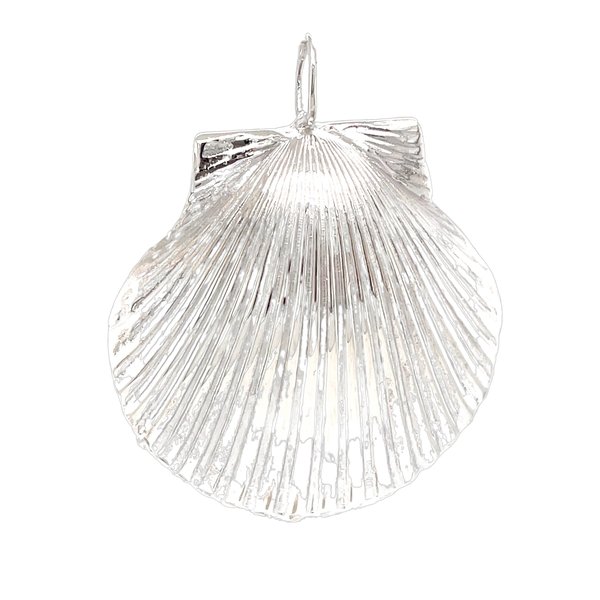 Sterling Silver GC Large Shell Pendant
