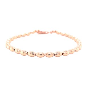 Rose Gold Filled Charleston Rice Bead Bracelet