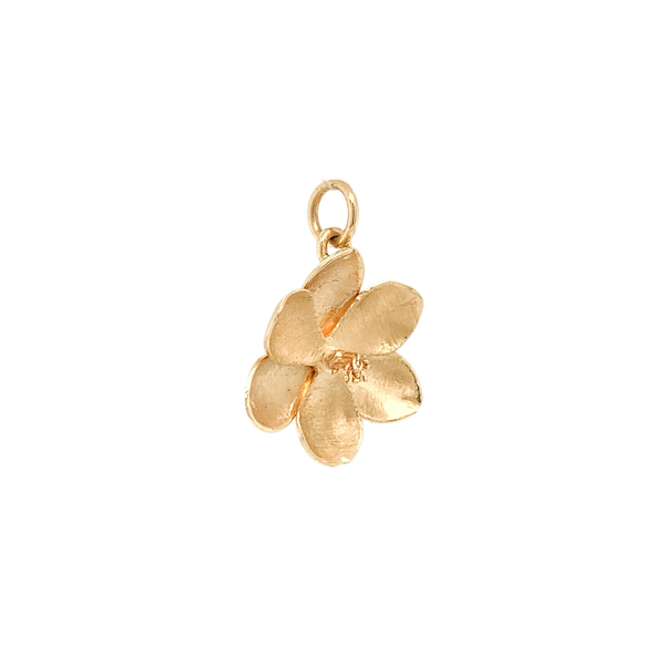 14K Yellow Gold Handmade Large Magnolia