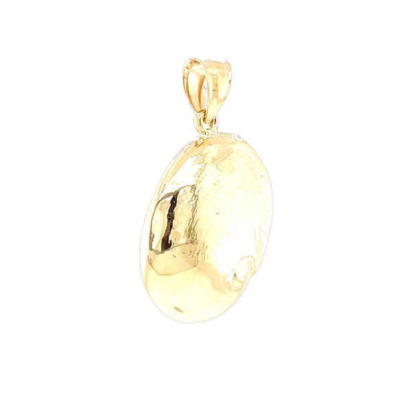 14K Yellow Gold GC Original Baby's Ear Pendant