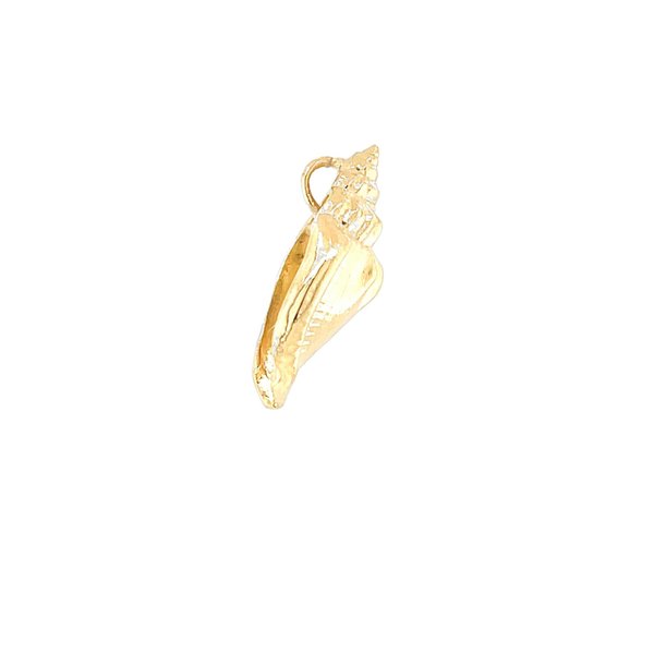 14K Yellow Gold GC Original 27mm Conch Charm