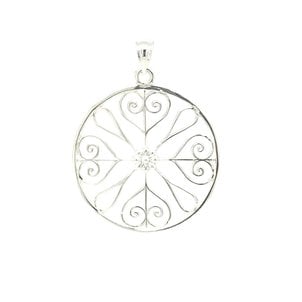 Sterling Silver Thomas Bennett House Gate Pendant