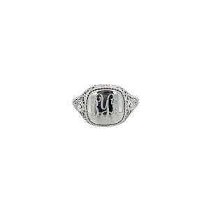 SS Gate Monogram Ring