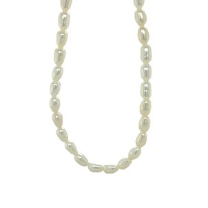 GC Originals 14K Yellow 4-4.5mm Rice Pearl Necklace
