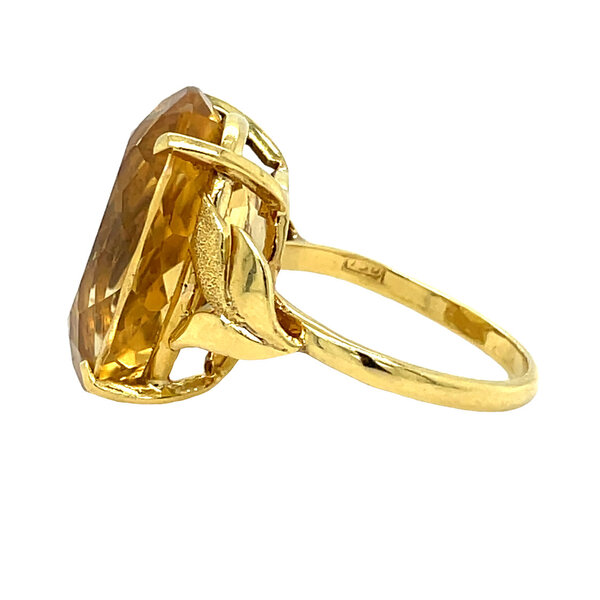 Buy Meher Diamond Ring In 18K Yellow Gold Online | Madanji Meghraj