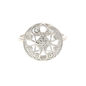 Sterling Silver 5 King Gate Ring